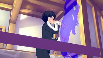 Preview 4 of Nigger Jack Ur Dick - Sword Art Online Yaoi - Kirito Blowjob with cumshot in his mouth - Japanese Asian manga anime game porn gay