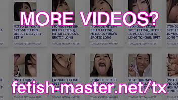 Preview 4 of Yasmin Dornelles Ts - Japanese Asian Tongue Spit Face Nose Licking Sucking Kissing Handjob Fetish - More at fetish-master.net