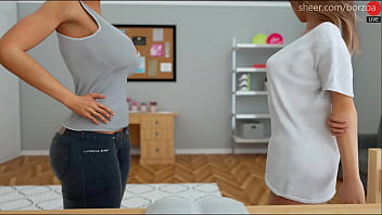Preview 4 of Dubai Fucking - My Virgin stepsister saw my big dick for the first time. So I cum in her mouth and let her swallow it all.  (Milfy City - Sara - 1/4)