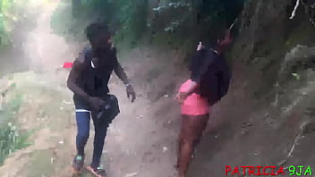 Preview 3 of Punjabi Saxy Video Xxxx - ONE TEEN AMATEUR EBONY PORNSTAR FUCKED BBW PATRICIA 9JA ON THE ROAD SIDE WHEN PEOPLE ARE PASSING.