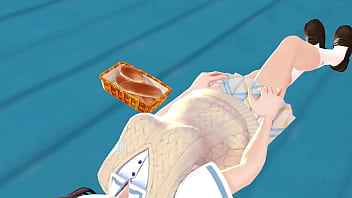 Preview 4 of Girl Volleyball Players Naked - とよたのの　アニメガールがパンチラ自己紹介