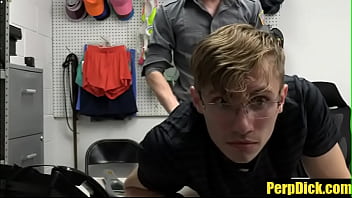 Preview 1 of Beeg 89 - Nerdy Perp strip searched and bareback fucked- PerpDick.com