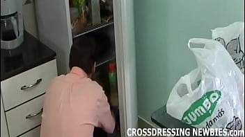 Preview 1 of Penny Barber Strapon - It might be crazy but crossdressing is so hot