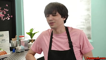 Preview 2 of Aadhar Card - Redhead stepmom Lauren Philips misses being fucked in the ass,  so she gives her stepson an extra bonus for helping her at the cafe.