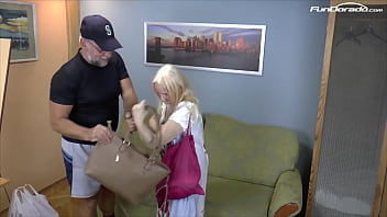 Preview 1 of Yumi Kahazma - Old Fisherman shows Wife how to ride