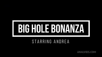 Preview 1 of Bbc Usa Sex Painal - BIG HOLE BONANZA! Starring ANDREA! Crazy PUSSY AND ANAL ACTION!