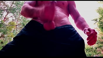 Preview 2 of Kylee Nash Cindy Lucas In - Russian GANGSTER brought a GAY MAN to the FOREST and lets him SUCK his big dirty dick / Verbal domination