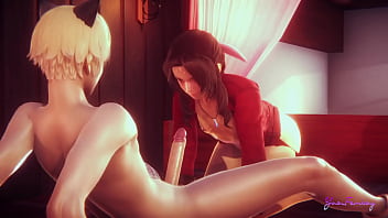 Preview 2 of Nurs Old Man - Final Fantasy Yaoi - Aerith Femboy Do you know all the delicacies that it is capable of doing?