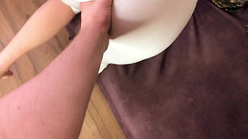 Preview 2 of Hd By Xxx - Spied on Mom! She didn&#039_t forgive me and I Cum in herWet Panties after Deep Penetration