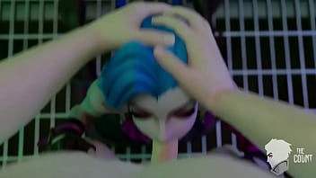 Preview 4 of Story Xxxx - Jinx Draining a Big Cock - League of Legends