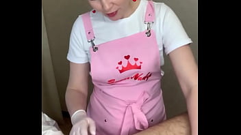 Preview 2 of Wwwxxcam - SugarNadya waxes the big dick of a masked military man