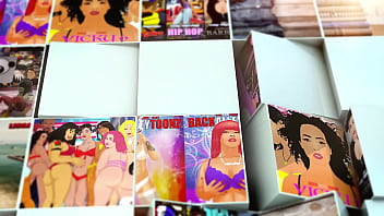 Preview 1 of Acterrs Porn Film - Sexy thick Big-booty Trans pornstar Ashley Hunter big dick cartoon feature