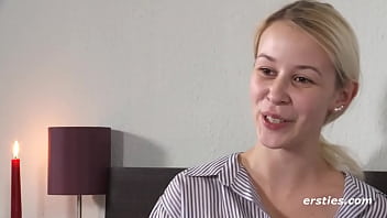 Preview 4 of Aunty And Other - Blonde Plays With Her Dildo