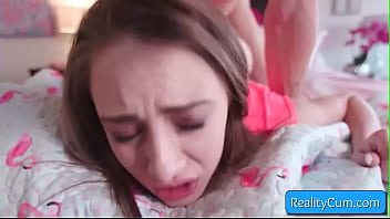Preview 4 of Anal Teen Classic Max Hardcore - Lovely blonde teen slut Allie Nicole gives amazing deepthroat and get her pussy banged hard from behind
