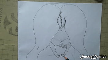 Preview 2 of Xxxvidio Free - Camel toe drawing Cunt