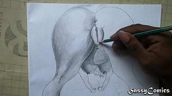 Preview 3 of Xxxvidio Free - Camel toe drawing Cunt