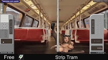 Preview 4 of Tranny Squirting - Strip Tram