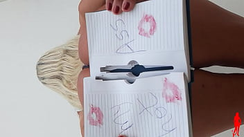 Preview 3 of Ginver Xxx - I want to see you masturbate looking at this blonde with the big ass