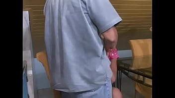 Preview 1 of Kardesini Sikiyor - Tattooed dude with hard cock fucks shemale bitch hard on chair