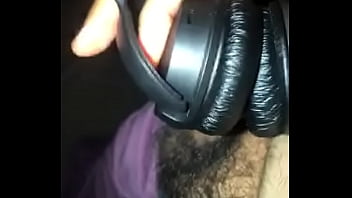 Preview 3 of Nadia Bondage - JBL headphones and eardefenders fuck &amp_ cum