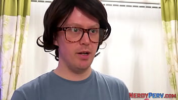 Preview 2 of Olde Man - First time brits sucking perverted nerd