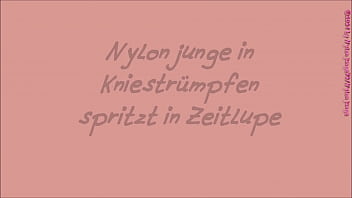 Preview 1 of Irene Schoolgirl - Abspritzen nach 1 Woche ** Zeitlupe **