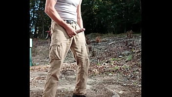 Preview 4 of Rosella Wird - Outdoor big dick pissing in the sun