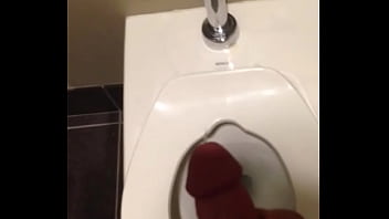 Preview 3 of Big Tits In Unform - Teacher jerk off in staff bathroom