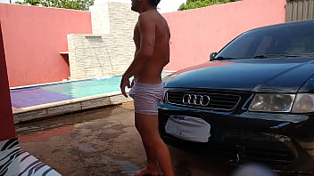 Preview 1 of Litle Korea - NOVINHA GRAVIDINHA ALL&Euml_ PJTX VIU A OPORTUNIDADE E N&Atilde_O PERDEU CRAU NO PAU DO FLAKAEL ENQUANTO ELE RELAXAVA ENCIMA DA AUDI A3 ENQUANTO ISSO O WLL PJTX FOI AO SUPERMERCADO