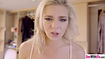 Preview 1 of Courtney James Jessie Alba - Sexy blonde stepsis Tiffany Watson sucked big hard dick and pleased stepbro