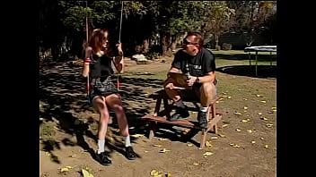 Preview 1 of Full Fuck Videos Very Zexy Girl - Two beautiful co eds eating one another in garden