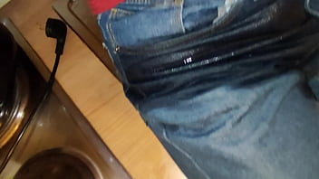 Preview 2 of Anal Sex Girl Friend - Gaste85,  peeing in my Jeans on the sink