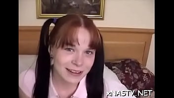 Preview 3 of Anti Cut - Startling brunette lady Vikki and fucker in this video