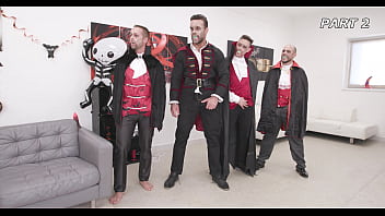 Preview 1 of Xhamster Eropa - Halloween Party #2,  Dee Williams &amp_ Brittany Bardot,  6on2,  Fisting,  DAP ButtRose,  Cum in Mouth GIO1950