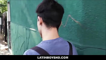 Preview 1 of Top Prone Stat - Bisexual Twink Latin Boy Paid Cash To Fuck Stranger POV - Angel,  Dave