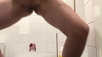 Preview 3 of Lasben Sex Mom - Dickclit massage in the bathroom