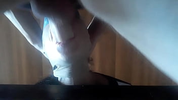 Preview 1 of Rap Mordee - Nylon hooded,  taped and blindfolded in a great deepthroat action and oral creampie