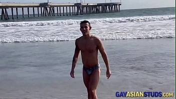 Preview 1 of Abbey Pov - Gay asian eating studs ass