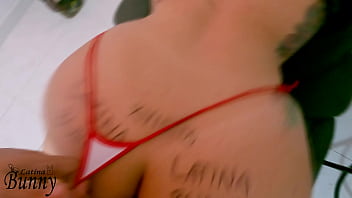 Preview 4 of Xxx Video15years Hd Videos - Big Ass Bitch Gets Fucked In Red Thong