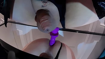 Preview 4 of Wtf Bra - Sissy bitch ridding that dildo deep
