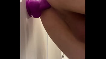Preview 2 of Mature Beaury - Sissy warming up before the big boy goes in