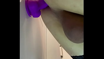 Preview 3 of Mature Beaury - Sissy warming up before the big boy goes in
