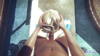 Preview 4 of Sister Lasbian - Disney Frozen Yaoi - Will Elsa Femboy be the slutty princess