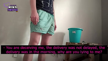 Preview 1 of Janbwr Sex Vidio - Irresponsible worker pulled the hostess roughly (mikaandmaxsmith)