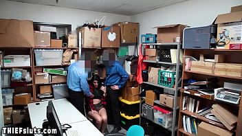 Preview 2 of Estirgenolit - LP officers speding lunchtime in a teen thiefs Audrey Royal pussy