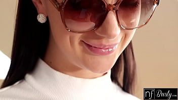 Preview 1 of Jugg Xxx My Fieends Mom Xxx - NF Busty - Big Tit Brunette Lady Gang Seduces BF For Sensual BJ and Titty Fuck - S13:E12