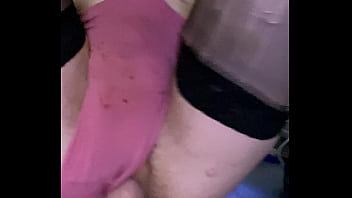 Preview 3 of Ww Xxnnx - Trans Girl Rides Her Dildo