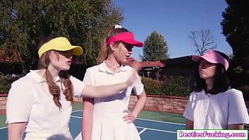 Preview 1 of Wwwxnxvideo Comhd - Teen babe and her bffs fucked by coach