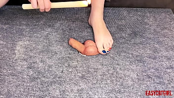 Preview 2 of Ivy Rose Gehenna - Pervert stepsister persuaded to drip on his cock and balls with hot wax AnnyCandy Painboy