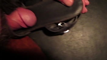Preview 4 of Big Q - Fuck wifes black shoe with cumshot
